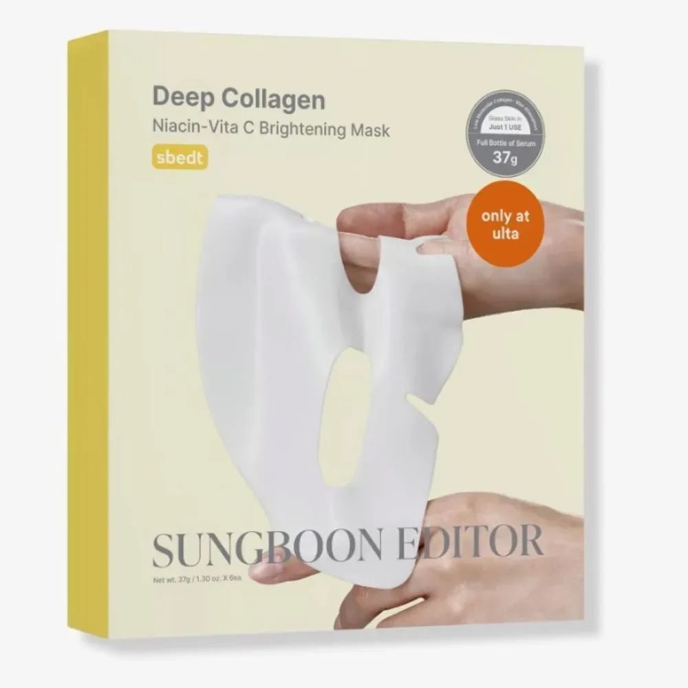 SUNGBOON Deep Collagen Niacin-Vita C Brightening Mask - White in Box TikTok